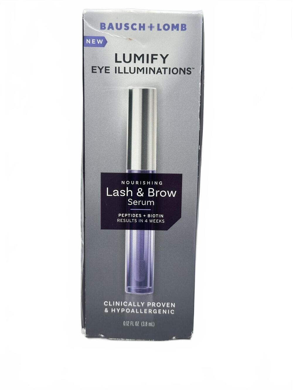 2/$60 ✨ Bausch + Lomb Lumify Lash & Brow Serum 3.8ml Peptides Biotin NIB